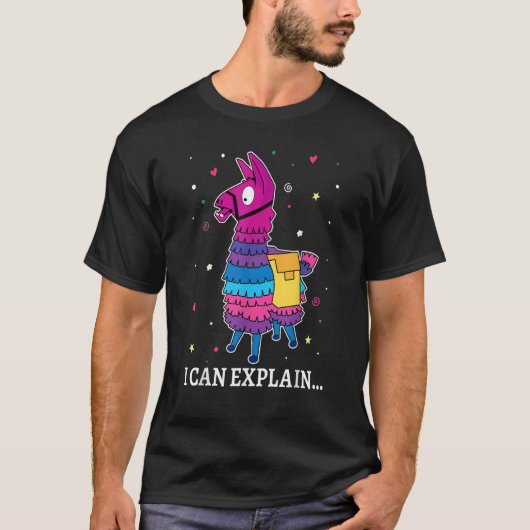 I Can Explain Llama   Alpaca Costume  Llamas   T-shirt (Voorkant)
