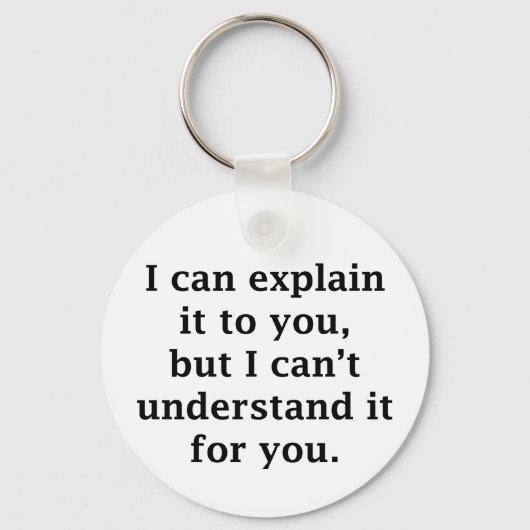 I Can Explain Sleutelhanger (Voorkant)