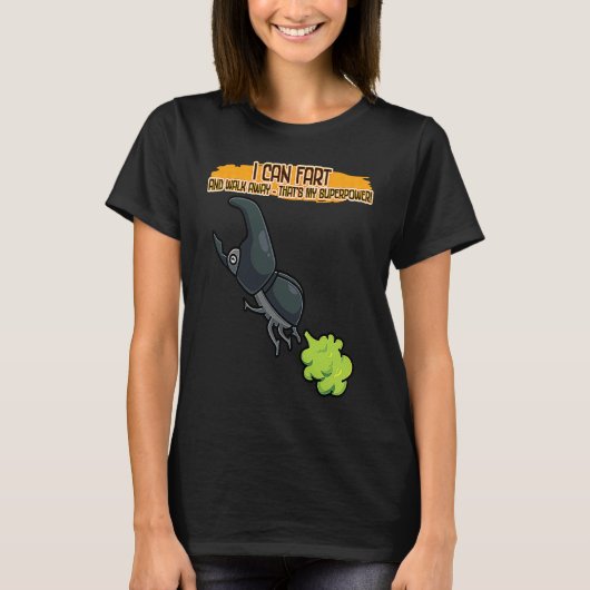 I Can Fart And Walk Away Sayings Graphic T-shirt (Voorkant)