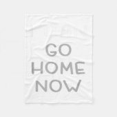 I Can Go Home Now Motivational Workout  Fleece Deken (Voorkant)