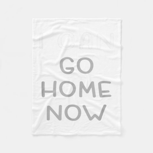 I Can Go Home Now Motivational Workout  Fleece Deken (Voorkant)
