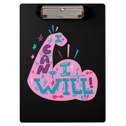 I Can I Will Klembord (Voorkant)