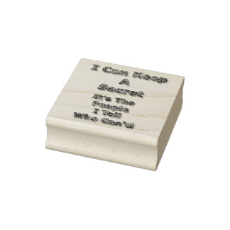 I Can Keep A Secret Rubberstempel