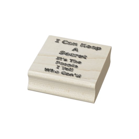 I Can Keep A Secret Rubberstempel (Stempel)