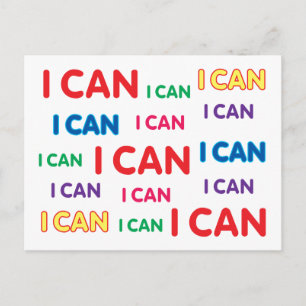 I CAN POSTCARD BRIEFKAART