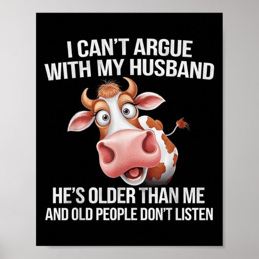 I Can’t Argue With My Husband He’s Older Than Me A Poster (Voorkant)