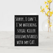 I Can’t I’m Watching Serial Killer Doentaries With Kaart (Gele Bloem)