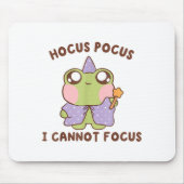 I Cannot Focus Funny Adhd Sitive Frog  Muismat (Voorkant)