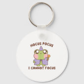 I Cannot Focus Funny Adhd Sitive Frog Sleutelhanger (Voorkant)
