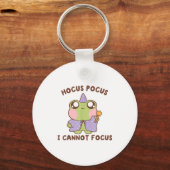 I Cannot Focus Funny Adhd Sitive Frog Sleutelhanger (Voorkant)