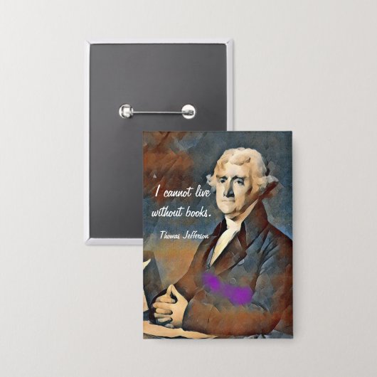 I Cannot Live Without Books, by Thomas Jefferson Button (Voorkant / Achterkant)