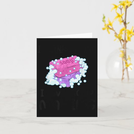 I Cannot Lye I Love Soap Making Homemade Soap Make Kaart (Gele Bloem)