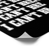 I Cant Breathe  Poster (Hoek)