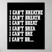 I Cant Breathe Poster (Voorkant)
