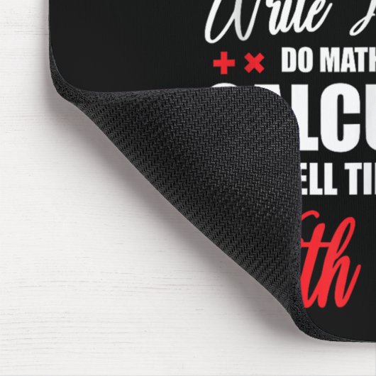 I Can't Do Social Media But I Can Write In Cursive Muismat (Hoek)