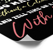 I Can't Do Social Media Funny Sarcastic Humor Wome Poster (Hoek)