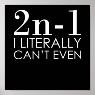 I Can't Even Math Teacher Mathematics Maths Poster