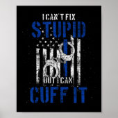 I Cant Fix Stud But I Can Cuff It Lice  Poster (Voorkant)