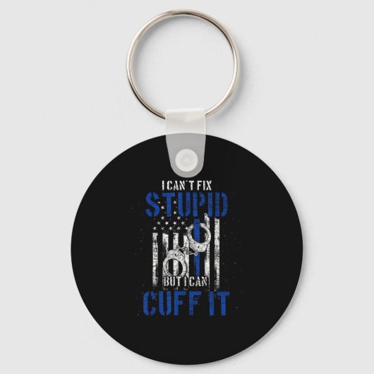 I Cant Fix Stud But I Can Cuff It Lice Sleutelhanger (Voorkant)