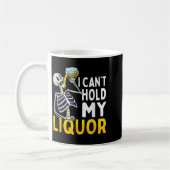 I Cant Hold My Liquor Funny Halloween Skeleton Dri Koffiemok (Links)