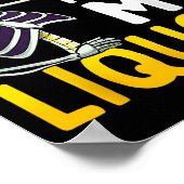 I Cant Hold My Liquor Funny Halloween Skeleton Dri Poster (Hoek)