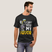 I Cant Hold My Liquor Funny Halloween Skeleton Dri T-shirt (Voorkant volledig)