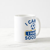 I Can't I Have Soccer Koffiemok (Voorkant rechts)