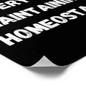 I Can't, I'm Busy Maintaining Homeostasis  Poster (Hoek)