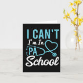 I Cant Im In Pa School Physician Istant Students  Kaart (Gele Bloem)