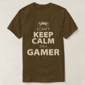 I Cant Keep Calm Gamer T-shirt (Design voorkant)