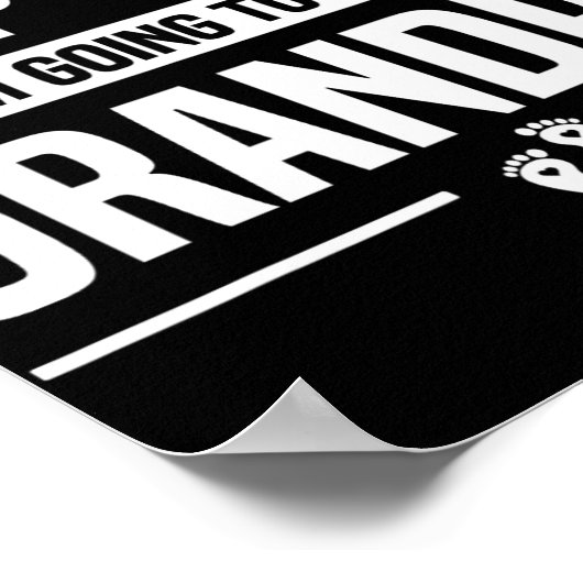 I Can't Keep Calm I'm Going To Be A Grandpa Poster (Hoek)