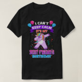 I Cant Keep Calm Its My Best Friend Birthday Unico T-shirt (Design voorkant)