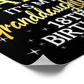 I Cant Keep Calm Its My Granddaughter 18th Birthda Poster (Hoek)