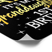 I Cant Keep Calm Its My Granddaughter 1st Birthday Poster (Hoek)