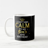 I Cant Keep Calm Its My Son 4th Birthday Party  Koffiemok (Links)