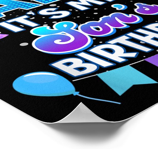 I Cant Keep Calm Its My Son Birthday Shirt Bday Poster (Hoek)