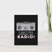 I Can't Live Without My Radio Kaart (Voorkant)