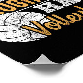 I Cant My Daughter Has Volleyball - Netball Traini Poster (Hoek)