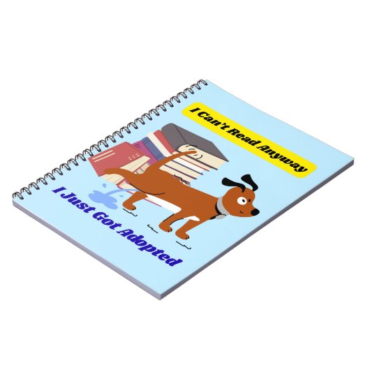 I Can't Read Anyway Notitieboek (Linkerzijde)