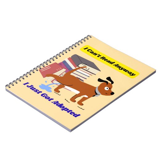 I Can't Read Anyway Notitieboek (Linkerzijde)