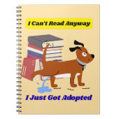 I Can't Read Anyway Notitieboek (Voorkant)