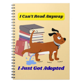 I Can't Read Anyway Notitieboek