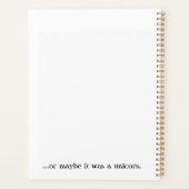 I Can't Remember the Title, But... Planner (Achterkant)