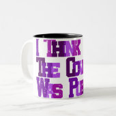 I Can't Remember the Title, But... Tweekleurige Koffiemok (Voorkant links)