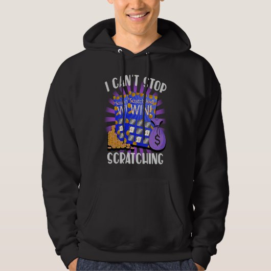 I Can't Stop Scratching Men Women  Bingo  3 Hoodie (Voorkant)
