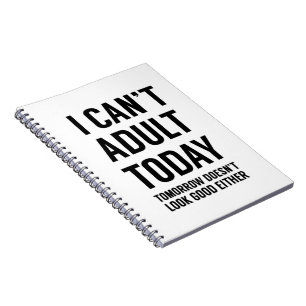 i cant volwassene vandaag notitieboek