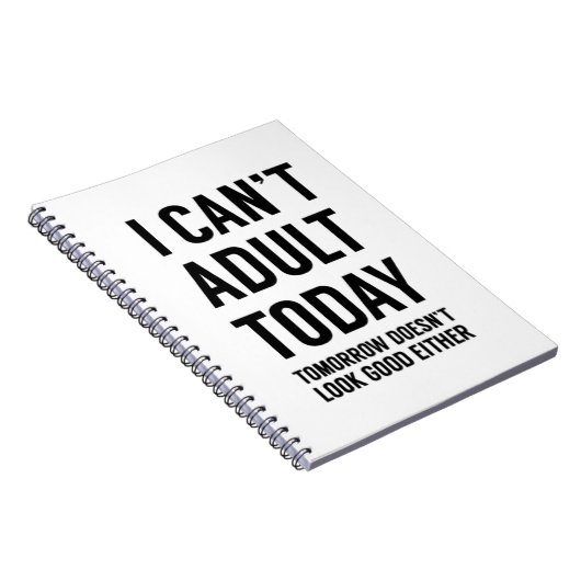 i cant volwassene vandaag notitieboek (Rechterzijde)