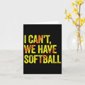 I Can't We Have Softball  Kaart (Gele Bloem)