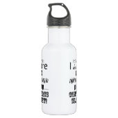 I Care Contrabass Clarinet Waterfles (Achterkant)