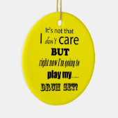 I Care-drumset Keramisch Ornament (Rechts)